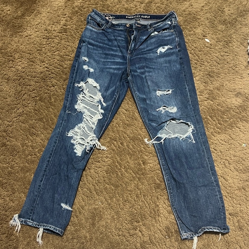 AE mom jeans